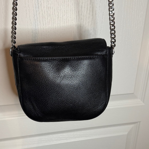 Michael Kors Sleek Leather Black Crossbody Bag - Picture 9 of 12